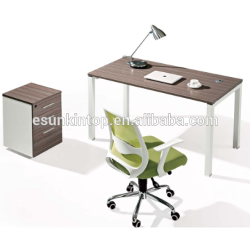 High-End Büro Executive Möbel braun Melamin + Zebra Polsterung, Pro Büromöbel Fabrik (JO-6042)